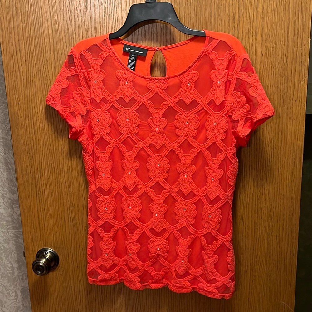 INC sheer top